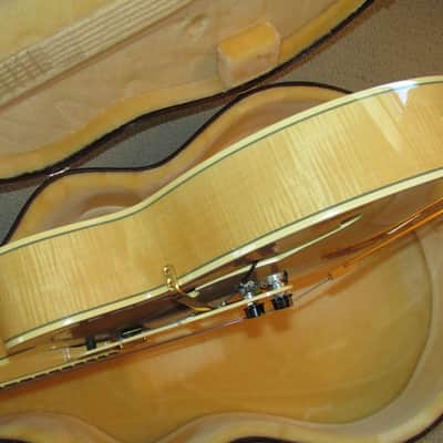 2000 D'Angelico NYL-2 Vestax 17" Archtop Natural H. Shiino Signed Label NEAR MINT! image 8