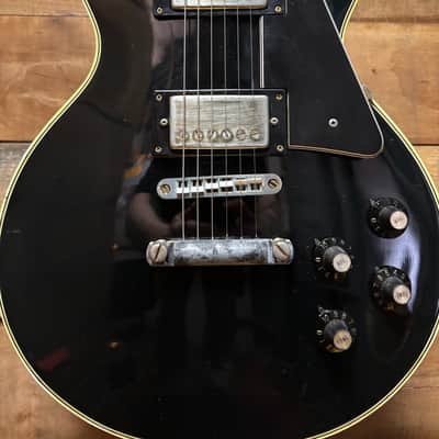 1970's Ibanez MIJ Lawsuit LP Black w/case image 2