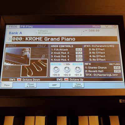 MUST SEE!!! KORG KROME 88 WORKSTATION FULLY SERVICED AND READY TO ROCK! image 22