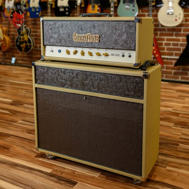 Greedtone JHI-100 100W Amp Head and Matching 2 x 12" Cab image 1