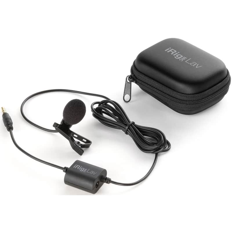 IK Multimedia iRig Mic Lav Mobile Condenser Lavalier Mic (2-Pack) image 1