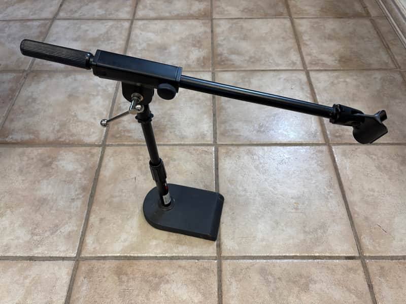 Proline MS112BK Desk Boom Mic Stand kick drum image 1