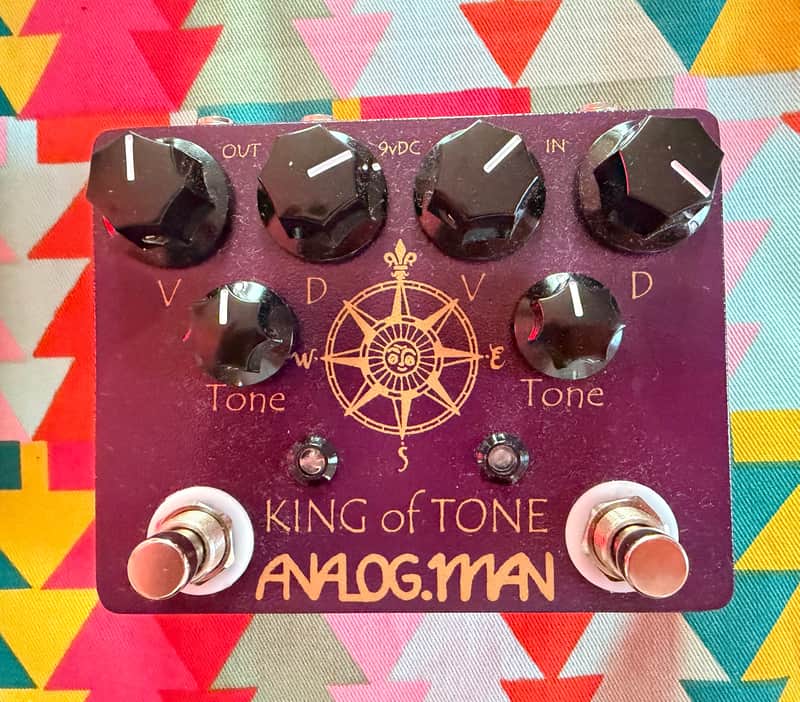 Analogman King of Tone V4 with Red Side High Gain Option | Reverb UK