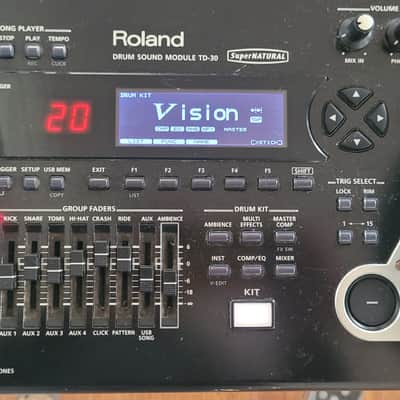 Roland TD-30KV V-Drum Kit with Mesh Pads 2010s - Black