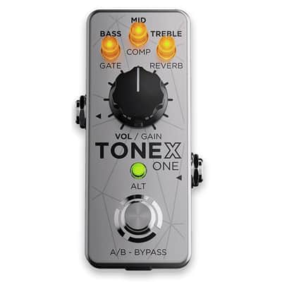 IK Multimedia TONEX ONE Pedal Bass Edition Amplifier/Cab/Effect Modeling Pedal - Silver image 1