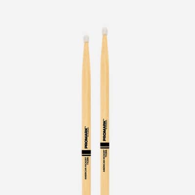 Promark 2B Hickory Nylon Tip Drum Sticks TX2BN image 5
