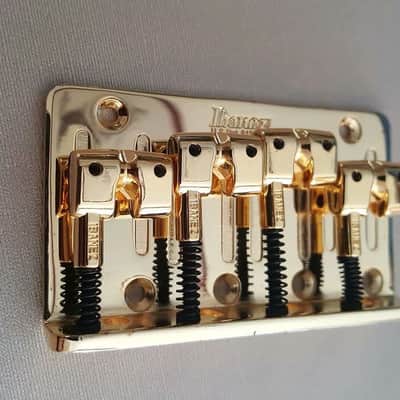 Ibanez Gold 4 String Bass Accu-cast B10 Bridge For Ibanez Destroyer / DTB image 1