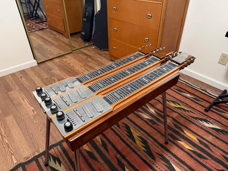 Magnatone Maestro Triple Neck 1955-57 - Natural