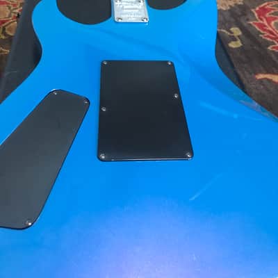 1986 Kramer Baretta II Flip-Flop blue, maple fingerboard, OHSC. With tremblock! image 7