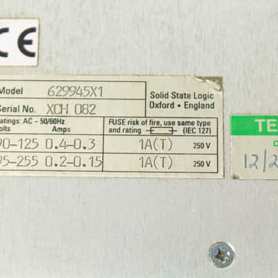  Solid State Logic SSL XLogic SuperAnalogue Channel Strip 629945x1 - Rack image 5