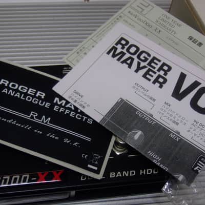 Roger Mayer Voodoo-XX w/ Original Box & Manual / Voodoo-1 Voodoo-Bass image 4