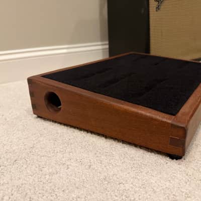 Sapele African Mahogany Custom Pedalboard West Coast Pedalboard Style image 7