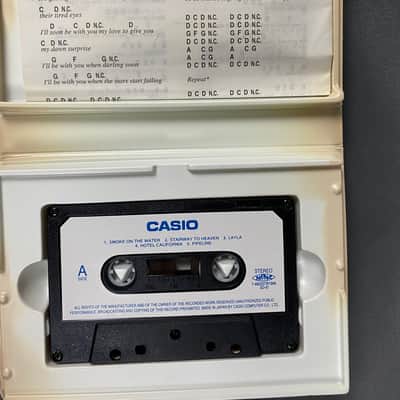 Casio Eric Clapton Cassette for EG-5 Super Rare! 1980’s image 3
