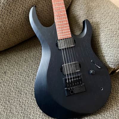Kiesel Aries 6 Baritone w/ Evertune - Black Raw Tone Satin image 1