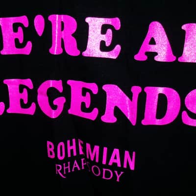 queen freddie mercury bohemian rhapsody 2xl official tee - glam rock innuendo brian may image 3