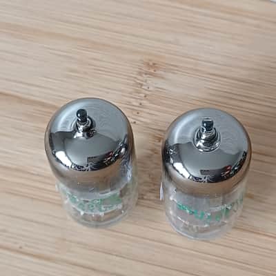 Nice NOS  perfectly matched pair of USN CHS SYLVANIA 6922 USA made e88cc ecc88  6DJ8 like PHILIPS ECG JANSAME CODE fully tested Double stage getter. image 5