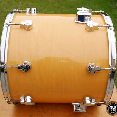 Camco Hoshino Floor Tom 16" x 16" Natural Maple EXC image 11