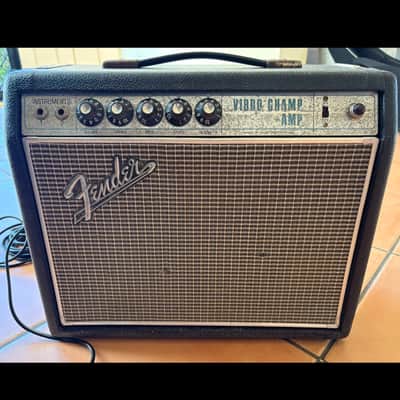 Fender Vibro Champ 1968 - Black with Chrome Face image 2
