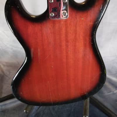 Kawai Vintage Made in Japan Offset Body Electric Guitar 1960s Red Burst image 5