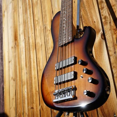 Sadowsky Masterbuilt 24-Fret Single Cut Bass Red Alder Body '59 Burst 5-String Bass w/ Gig Bag image 1