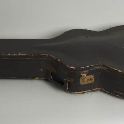 Epiphone Deluxe Arch Top Acoustic Guitar (1931), ser. #5016, black hard shell case. image 11