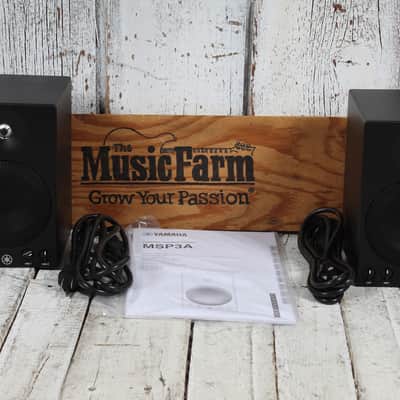 Yamaha MSP3A Powered Studio Monitor Mountable 2 Way Speakers PAIR OF TWO image 2