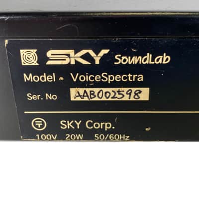 Sky / Seekers Voice Spectra Vocoder image 5