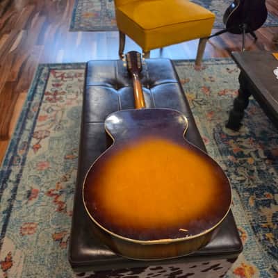 1959 Kay K6116 - Gleaming Auditorium Model - Acoustic Guitar - Sunburst image 18