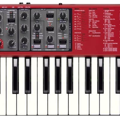Nord Lead A1 49-Key 26-voice Polyphonic Synthesizer 2014 - 2022 - Red