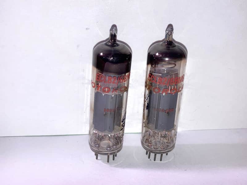 Mullard Blackburn 6BM8 ECL82 Tubes, Pair, Tested image 1