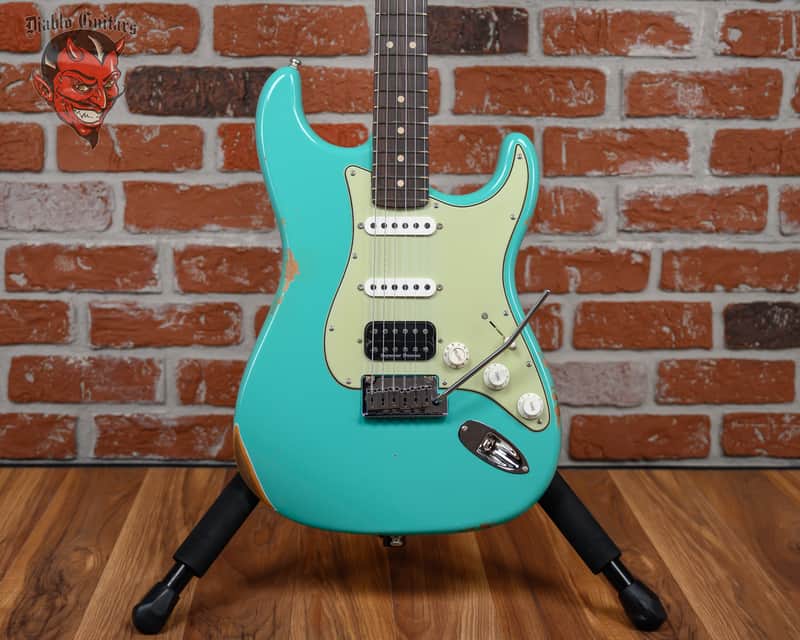 Fender Custom Shop W25 Custom Deluxe Relic HB S1 Stratocaster Aged Surf Green 2025 w/OHSC image 1