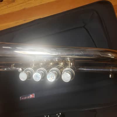 Getzen Eterna 896S Silver 4-Valve Flugelhorn W/ New ProTec Case! image 7