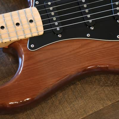 Vintage! 1977 Fender Stratocaster Double-Cut Electric Guitar Mocha Brown + OHSC image 9