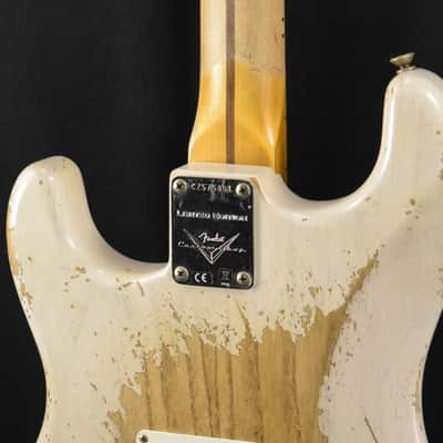 Mint Fender Custom Shop Limited Edition Red Hot Stratocaster Super Heavy Relic - Aged White Blonde image 8