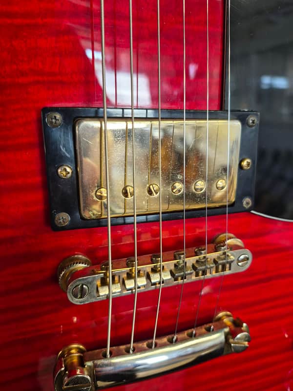 Peavey JF1EX Transparent Red Semi-Hollow Electric Guitar | Reverb