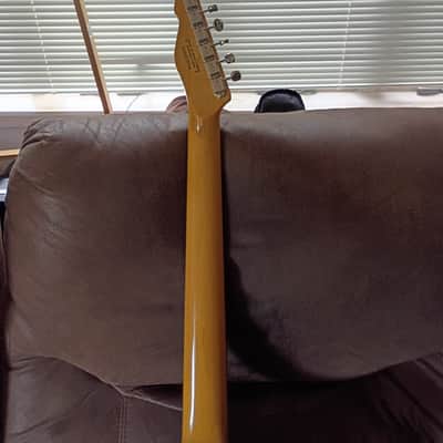 St. Blues Telecaster 2000s in pristine condition in rare orange red and black Memphis Tennessee under 10 lbs image 10