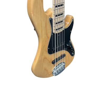 Lakland Skyline Darryl Jones 5 Jazz Natural/Maple/Black Blocks *IN STOCK* image 4