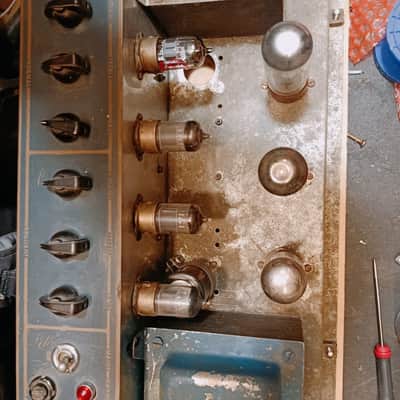 Vintage 1965/66 Vox AC50 Valve Amplifier head & cabinet image 3