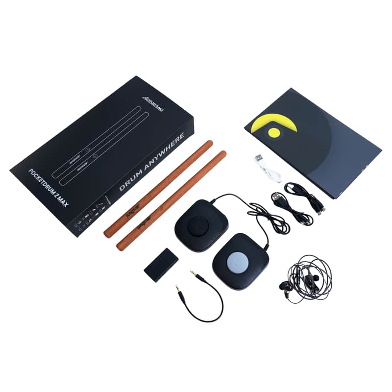 Aeroband PocketDrum 2 Max Portable Electronic Drum Kit with Bluetooth & MIDI - OPEN BOX image 1