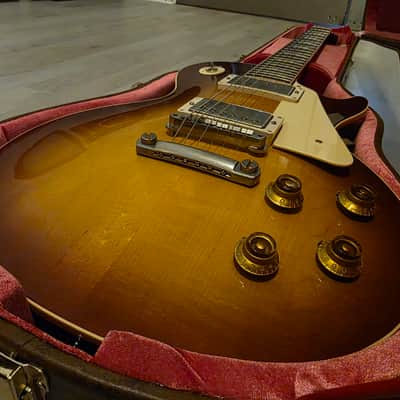 Gibson 1958 Les Paul Standard NEW Custom Shop R8 Royal Tea Burst image 16
