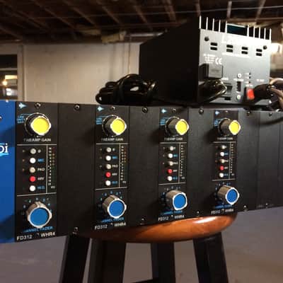 CAPI Heider FD312 Preamps x 4 in API VPR 10 Slot Rack image 1