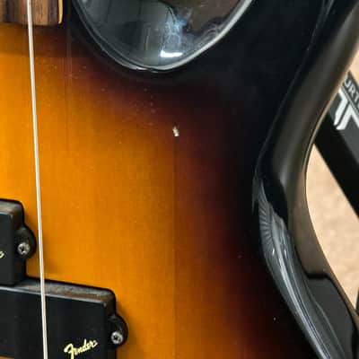 Fender Precision Bass Lyte 4-String mid-90s Electric Guitar Sunburst+Extras MIJ image 10