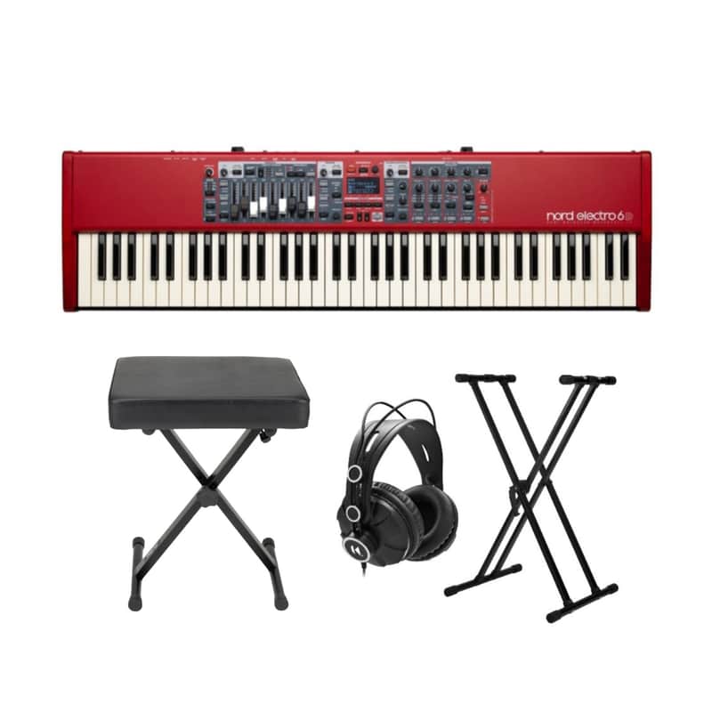 Nord Electro 6D 73 Key Semi-Weighted Keyboard with Stand, Bench and Headphones image 1