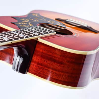 Epiphone Inspired by Gibson Custom 1960 Hummingbird Reissue Heritage Cherry Sunburst image 10