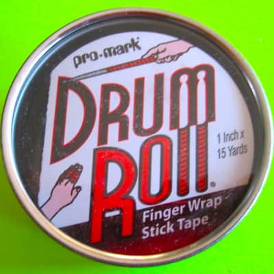 Pro-Mark Drum Roll Stick or Finger Wrap Tape Black - NOS image 1