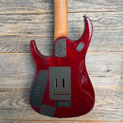Ernie Ball Music Man JP15 7-String Electric Guitar - Red Tide Flame image 6
