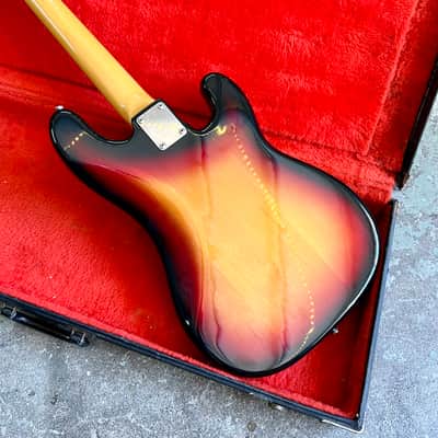 LEFTY! -Greco Brazen Picker P bass 1980 - Sunburst original vintage MIJ Matsumoku left handed precision LH image 10