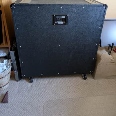 Marshall 1960AV Vintage 280-Watt 4x12" Angled Guitar Speaker Cabinet - 2009 - Black image 2