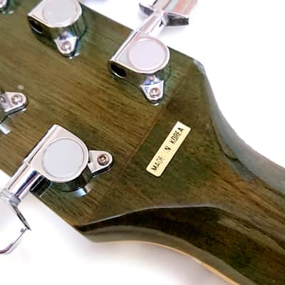 Westfield Electro Acoustic Guitar TF656P Trans Green Burst 2003 image 15