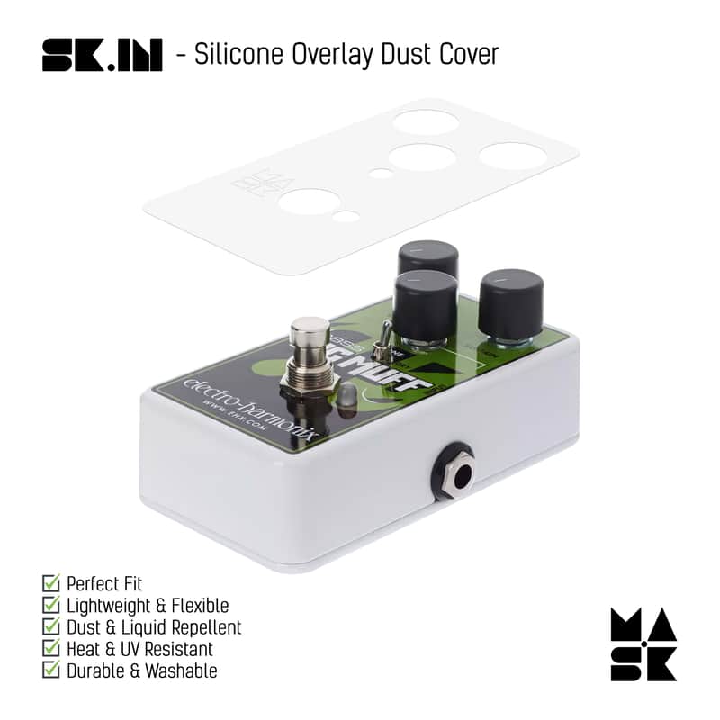 Silicone Overlay Dust Cover for Electro-Harmonix Nano Bass Big Muff Pi image 1